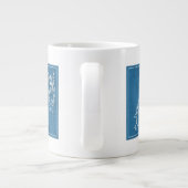 Kijk altijd naar de heldere kant van het leven jumbo beker (Achterkant)