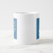 Kijk altijd naar de heldere kant van het leven jumbo beker (Voorkant)