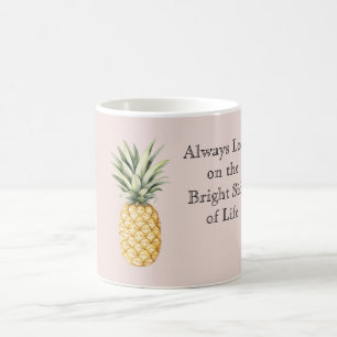 Kijk altijd naar de positieve kant van het leven A Koffiemok