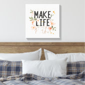 Kijk altijd op de BrightStor Canvas Afdruk (Insitu (Slaapkamer))