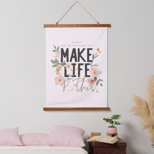 Kijk altijd op de BrightStor Hangend Wandkleed (Slaapkamer)