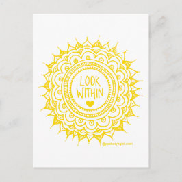 Kijk binnen Mandala Briefkaarten Gold