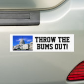 KIJK DE KNOPEN UIT! BUMPERSTICKER (Op auto)