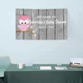 Kijk eens naar de babymeisjesschoenpootwanner spandoek (Beurs)