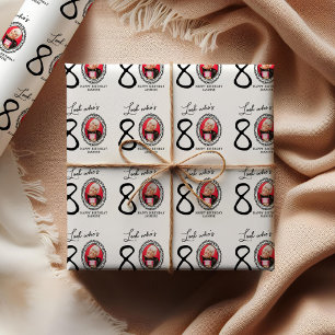 Kijk eens wie 80 is! Foto Happy Birthday Inpakpapier Vel