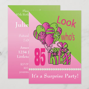 Kijk eens wie 85 wordt 85ste verjaardag kaart