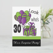 Kijk eens wie er 30 is | 30e verjaardag kaart (Staand voorkant)