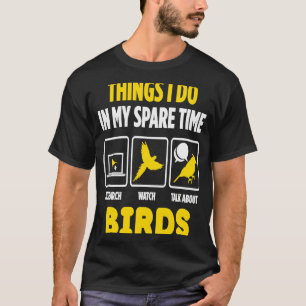 Kijk en praat over vogels t-shirt