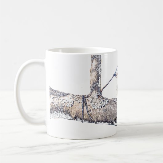 Kijk gewoon naar de vogels koffiemok (Links)