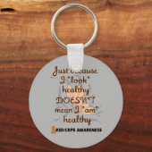 "Kijk" gezond/vlinder...RSD/CRPS Sleutelhanger (Voorkant)