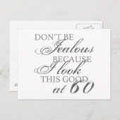 Kijk goed 60e verjaardag briefkaart (Voorkant / Achterkant)