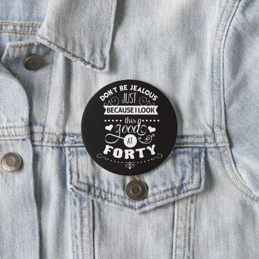 Kijk goed naar 40 ronde button 7,6 cm (In situ)