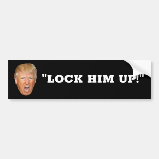 KIJK HEM OP! BUMPERSTICKER (Voorkant)
