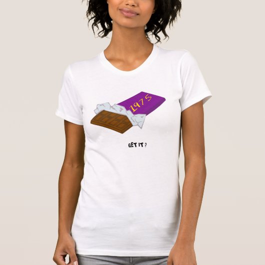 KIJK HET? : CHOCOLADE T-SHIRT (Voorkant)