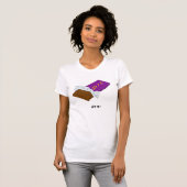 KIJK HET? : CHOCOLADE T-SHIRT (Voorkant volledig)