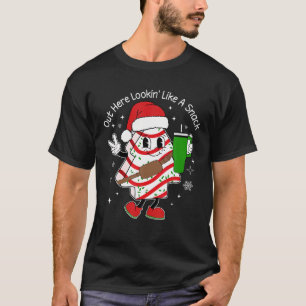 Kijk hier als een snack Stanley Tumbler Xmas T-shirt