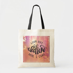 Kijk hier eens naar het weekend. tote bag