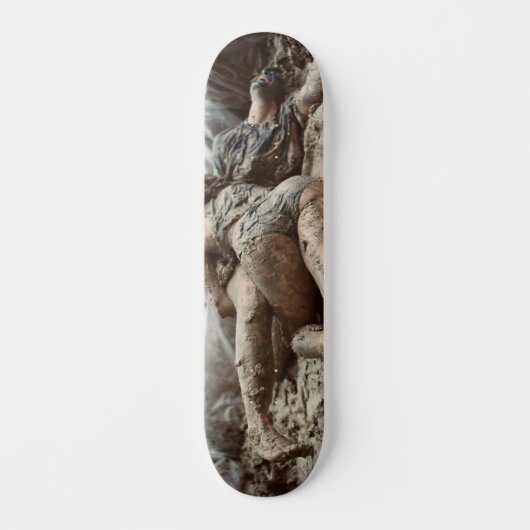 KIJK HIER MUD BUTT SKATEBOARD (Voorkant)