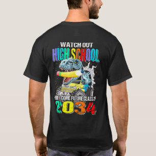 Kijk hier naar de middelbare school. Ik kom Monste T-shirt