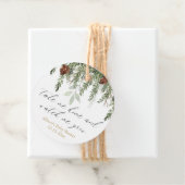 Kijk hoe ik groei robuust dennebaby shower favor l bedankjes labels (In situ)