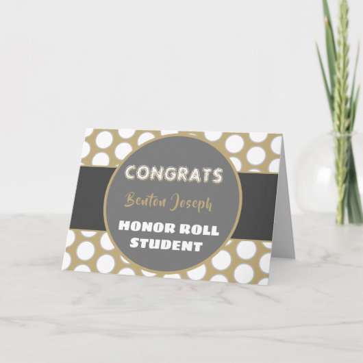 Kijk! Honor roll felicitatiekaart Kaart (Voorkant)