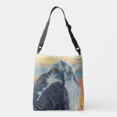 "Kijk je naar me?" Crossbody Tas (Achterkant)