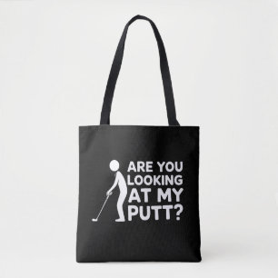 Kijk Je Naar Mijn Puttende Golfliefhebber & Golf Draagtas