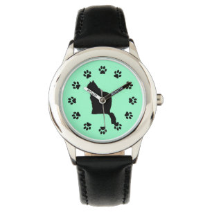Kijk - Kat en Pootafdrukken Horloge