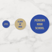 Kijk! Klasse Reünie tafel confetti (Achterkanten)