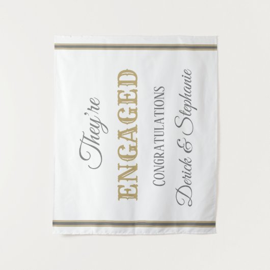 Kijk! KUSTWandtapijt voor verloving Wandkleed (Voorkant)