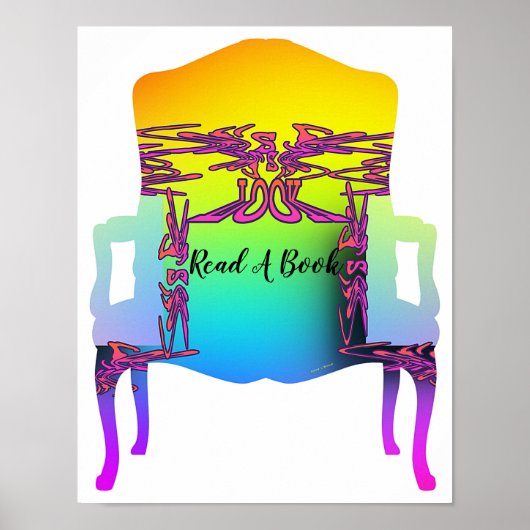 Kijk, lees een Poster boek (Voorkant)