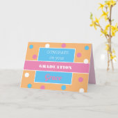 Kijk! Leuke school afstuderen kaart! Kaart (Gele Bloem)