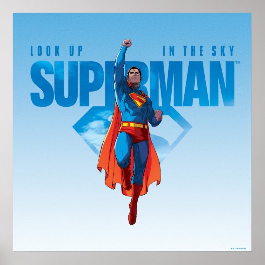 Kijk maar, het is Superman Poster (Voorkant)