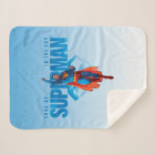 Kijk maar, het is Superman Sherpa Deken (Voorkant (horizontaal))