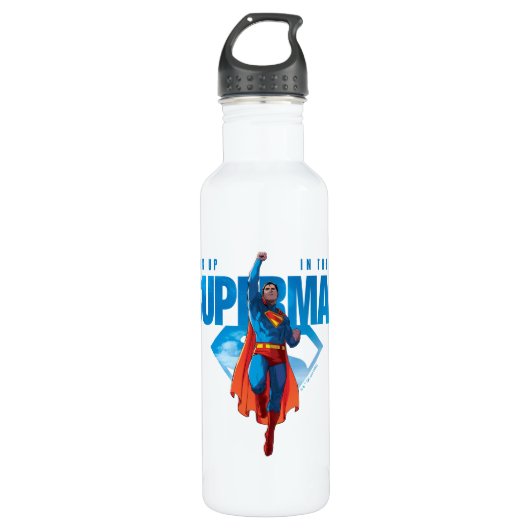Kijk maar, het is Superman Waterfles (Voorkant)