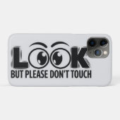 Kijk, maar raak niet aan Case-Mate iPhone case (Achterkant (horizontaal))