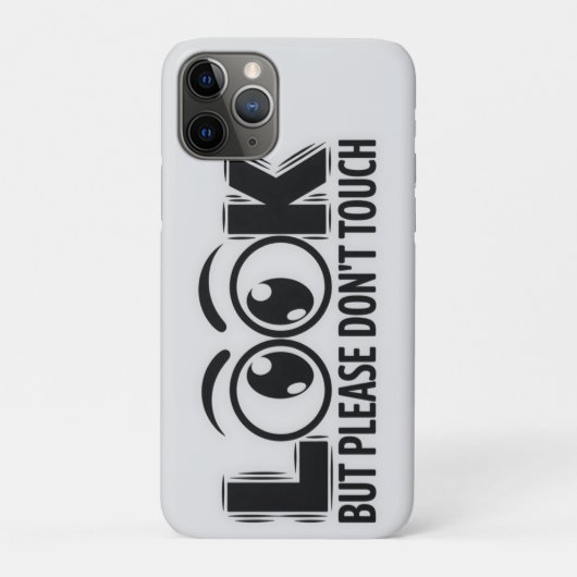 Kijk, maar raak niet aan Case-Mate iPhone case (Achterkant)