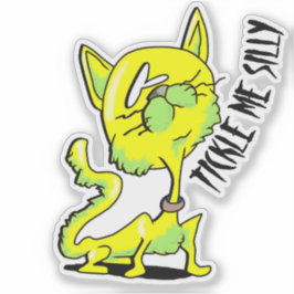 KIJK ME GEKKE CAT1 STICKER