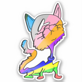 KIJK ME GEKKE CAT3 STICKER