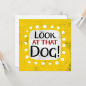 Kijk naar dat Wenskaart Kaart (Voorkant / Achterkant in situ)