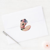 Kijk naar de Crystal Ball Ronde Sticker (Envelop)