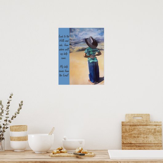 Kijk naar de Hills, Poster (Keuken)