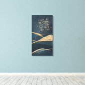 Kijk naar de sterren canvas afdruk (Insitu (Houten vloer))