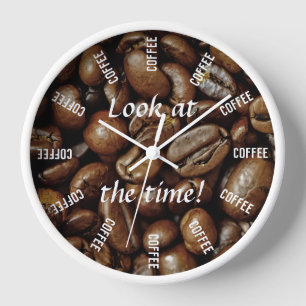 Kijk naar de tijd! Koffietijd grappig