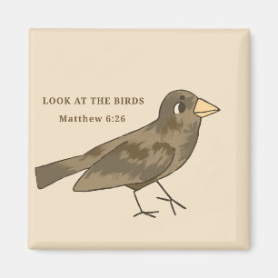 Kijk naar de vogels magneet