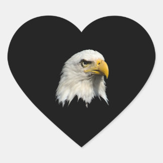 Kijk naar Eagle Eyes wat je ziet Hart Sticker