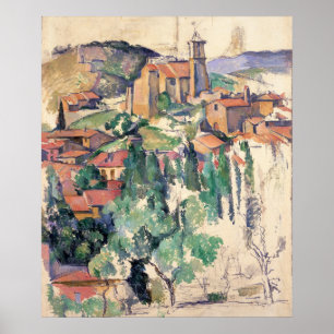 Kijk naar Gardanne - Paul Cezanne - c1885 Poster