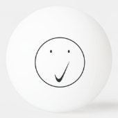 Kijk naar het gezicht - Tick/Black. Pingpongballen (Voorkant)