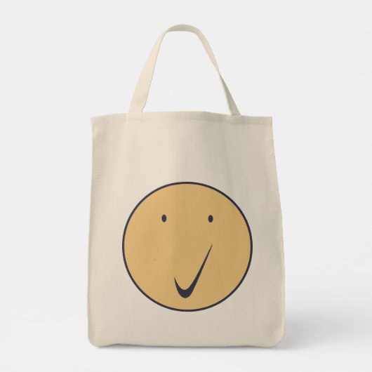 Kijk naar het gezicht - Tick, Dark/Cr. Tote Bag (Achterkant)