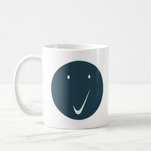 Kijk naar het gezicht - Tick, DarkG/Wh. Koffiemok